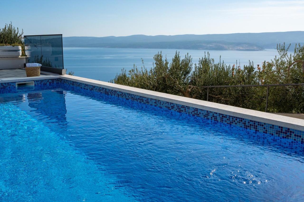 Villa Dream With Private Pool, 2 Bedrooms With En-Suite Bathrooms, Sea View أوميس المظهر الخارجي الصورة